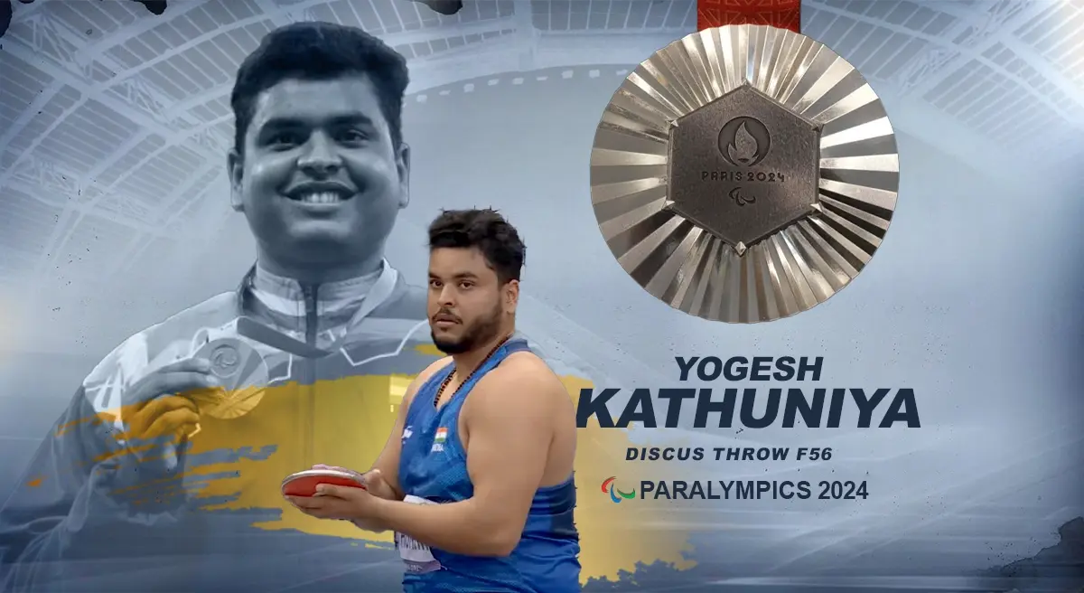 Yogesh Kathuniya Paris Paralympic 2024